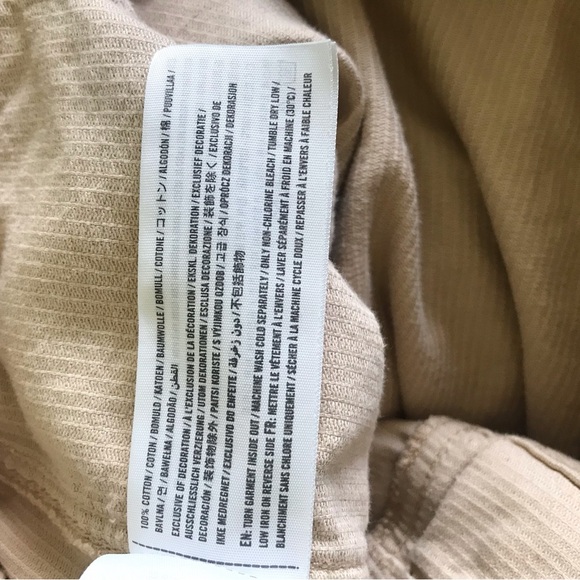 VTG Hollister corduroy jacket cropped Y2K beige button close country western S - Picture 7 of 9